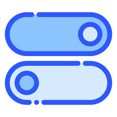 switch icon in bluetone style