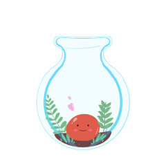 illustration of a glass of water