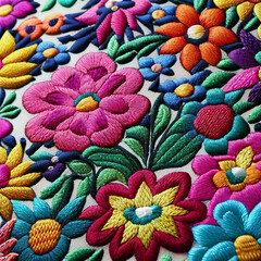 Fototapeta na wymiar The Allure of Mexican Embroidery