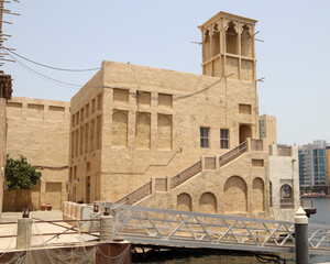 Fototapeta premium Traditional arab building in the old town Dubai