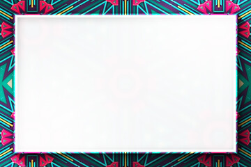 Abstract Rectangular Blank Frame Background