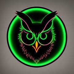 Esport Team Logo Design, Owl Symbolt Generated by AI