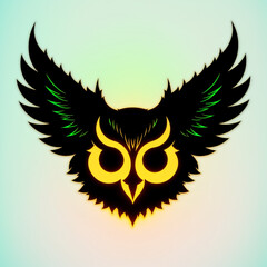 Esport Team Logo Design, Owl Symbolt Generated by AI