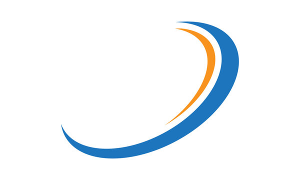 Swoosh logo vector image