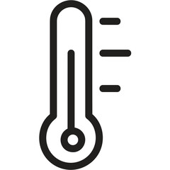 Thermometer medicine icon symbol image vector. Illustration of the temperature cold and hot measure tool design image.