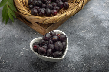 Black Plum in a White Bowl: Nature's medicinal fruit for Everyone