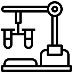 SAMPLE RESEARCH line icon,linear,outline,graphic,illustration