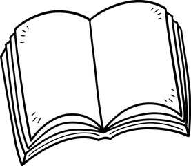 hand drawn book illustration.