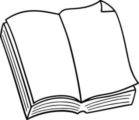hand drawn book illustration.