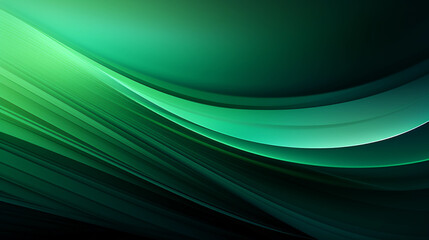 Green wave stripes. Bright Natural background. Generative Ai