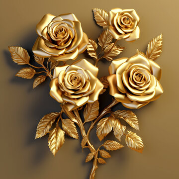 The golden roses