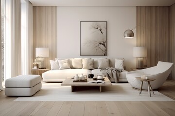 Fototapeta premium living room interior