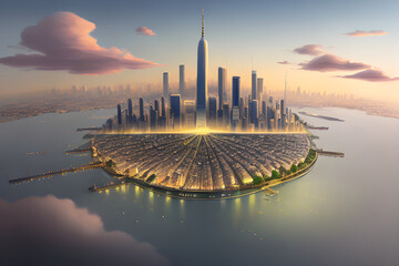 Future city.
Generative AI