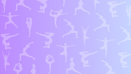 meditation yoga purple background vector design