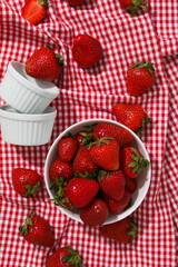 Sweet and fresh summer fruit - tasty strawberry