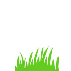 Crested Grass And Seamless Horizontal Green Grass Vector