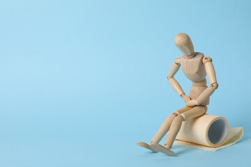 Concept of health care, stomach and intestinal problems