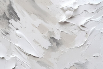 Obraz premium Abstract white painted texture background. AI generated