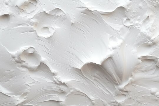 Abstract white painted texture background. AI generated