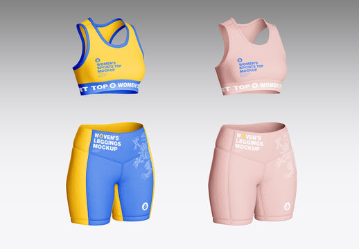 Women's Sport Kit Mockup 