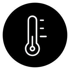 Thermometer medicine icon symbol image vector. Illustration of the temperature cold and hot measure tool design image.