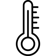 Thermometer medicine icon symbol image vector. Illustration of the temperature cold and hot measure tool design image.