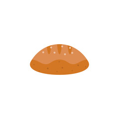bread flat design vector illustration isolated on white background