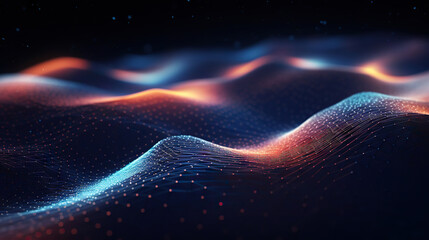 Abstract digital data background. Can be used in the description of network abilities, technological processes, digital storages, science, education, etc.