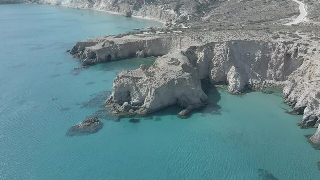 Tsigrado Beach, Milos, Cyclades Islands, Greece
