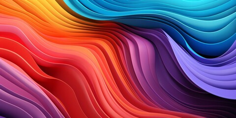 Colorful 3D Abstract Background: Vibrant Visuals