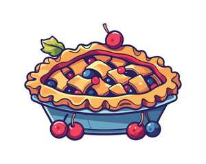 Sweet berry dessert in a bowl