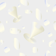 Pale yellow gradient cones on light gray.