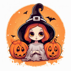 cute little halloween cartoon,halloween icon,halloween carnival,halloween logo