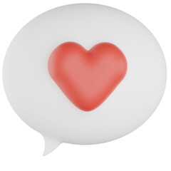 3d speech bubble isolates on white