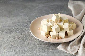 Traditional component of Asian cuisine - Tofu, bean curd