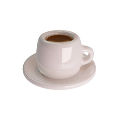 A cup of espresso coffee