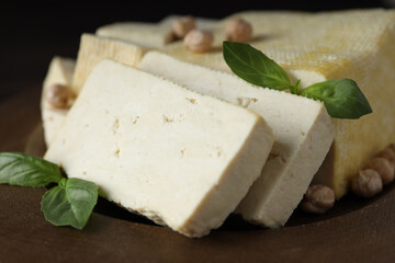 Traditional component of Asian cuisine - Tofu, bean curd
