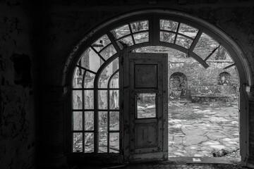 A Doorway in an Abandoned Building