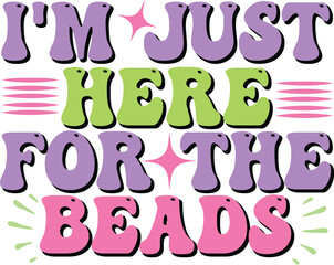 Retro Mardi Gras Svg