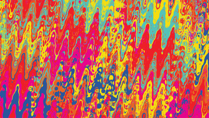 abstract psychedelic colored paint strokes texture background