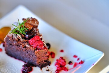 cheesecake with chocolate