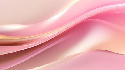 Abstract Pink Gold curve shapes background. luxury wave. Smooth and clean subtle texture creative design. Suit for poster, brochure, presentation, website, flyer. vector abstract design element