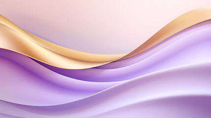 Obraz premium Abstract purple gold curve shapes background. luxury wave. Smooth and clean subtle texture creative design. Suit for poster, brochure, presentation, website, flyer. vector abstract design element