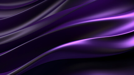 Fototapeta premium Abstract dark purple curve shapes background. luxury wave. Smooth and clean subtle texture creative design. Suit for poster, brochure, presentation, website, flyer. vector abstract design element
