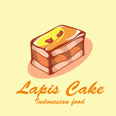 Layer Cake design Logo Vector