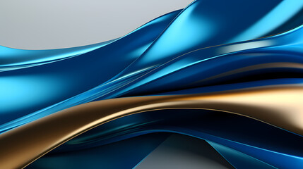 Abstract dark blue gold curve shapes background. luxury wave. Smooth and clean subtle texture creative design. Suit for poster, brochure, presentation, website, flyer. vector abstract design element