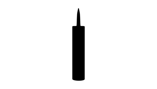 recommend clip art: silicone container tube silhouette