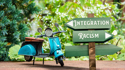 Street Sign Integration versus Racism