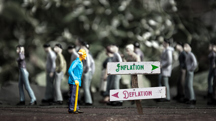 Street Sign Inflation versus Deflation