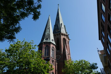 Fototapeta na wymiar Türme Lambertikirche Oldenburg